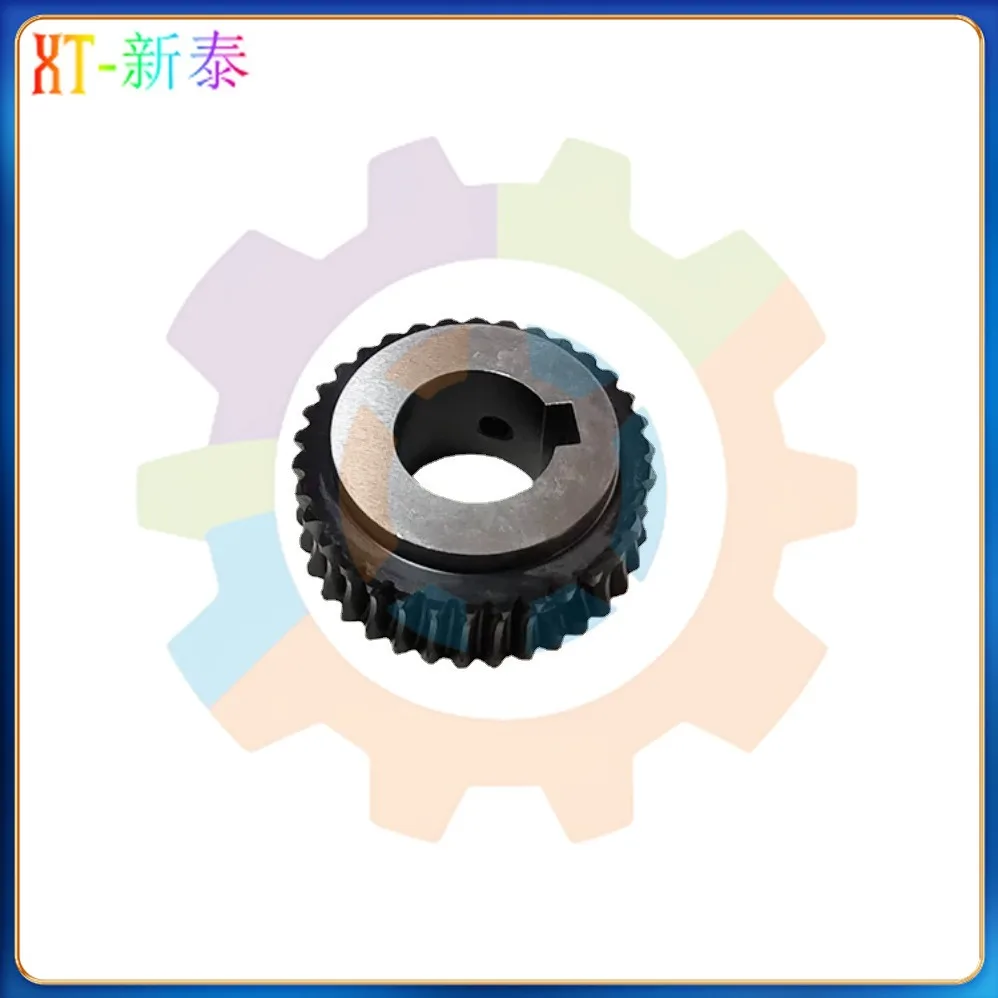 Best Quality 55x25x23mm 134 Teeth Black CD Rubber Cloth Worm Gear