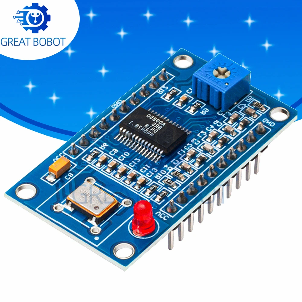 DDS Signal Generator Module Development Board 0-70MHz 0-40MHz AD9850 2 Sine Wave and 2 Square Wave