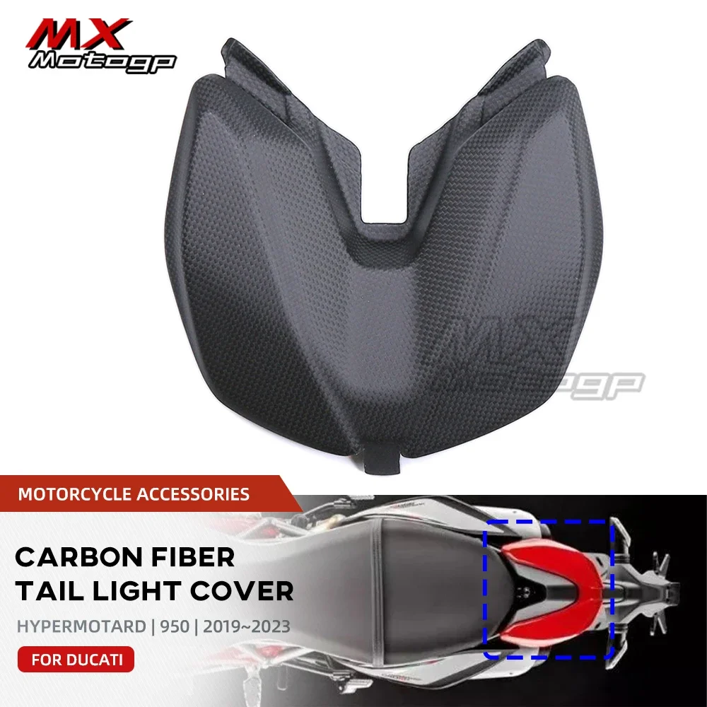 

For DUCATI Hypermotard 950 SP RVE 2019-2023 Motorcycle Carbon Fiber Rear Seat Hump Tail Light Cover Guard Panels Fairing Kits