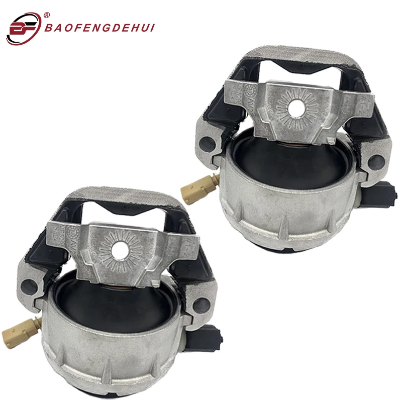 2PCS L&R Engine Support Motor Mount with Sensor For Audi A7 A6 C7 2.0T Quattro 4G2 4GC 4G5 4GD 2011-2018 4G0199381NT 4G0199381KT