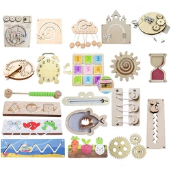 Baby Busy Board Accessories Montessori Toys for Kids Develop Fine Motor Skills Sensory Toys Educational Learning Toys Board Game