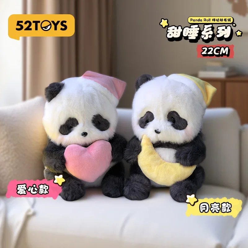 

52TOYS Panda Roll Sweet Sleep Baby Series Doll Throw Pillow Pendant Anime Action Figure Ornament Figurines Home Dolls Model Gift