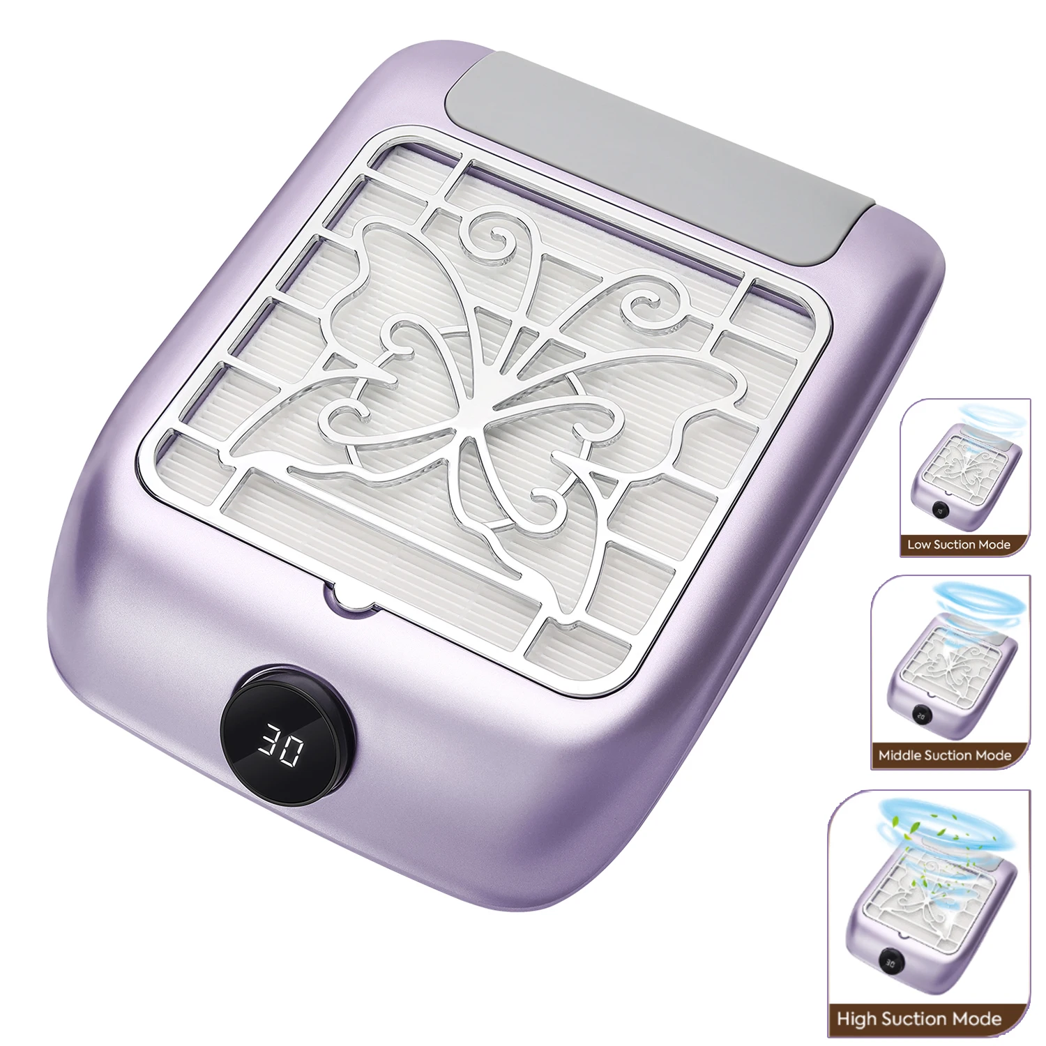 مكنسة كهربائية للأظافر قوية 3000 دورة في الدقيقة من DianaBeauty، مكنسة كهربائية احترافية لتلميع الأظافر، مكنسة كهربائية بفلتر قابل للإزالة #1