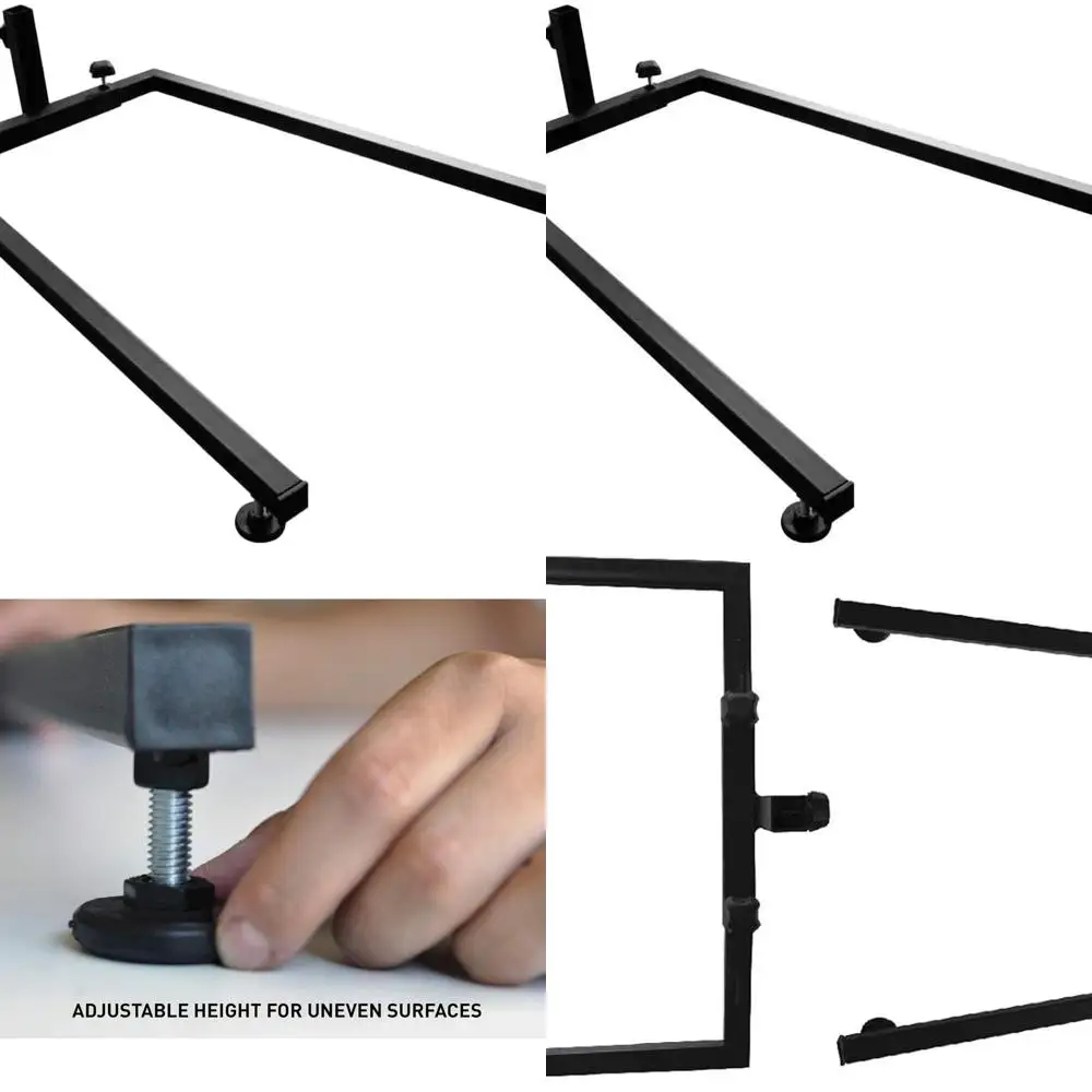 

Sturdy Steel Rotisserie Stand - Fits Most BBQs, Ovens, Smokers - Perfect for Roasting Various Meats, Black Matte