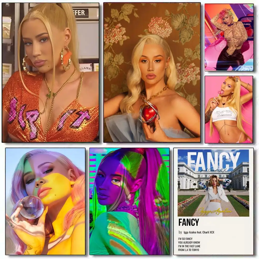 I-Iggy A-Azalea Póster Regalos navideños Decoración diseñada para el hogar Restaurante Oficina Espacio Arte de la pared