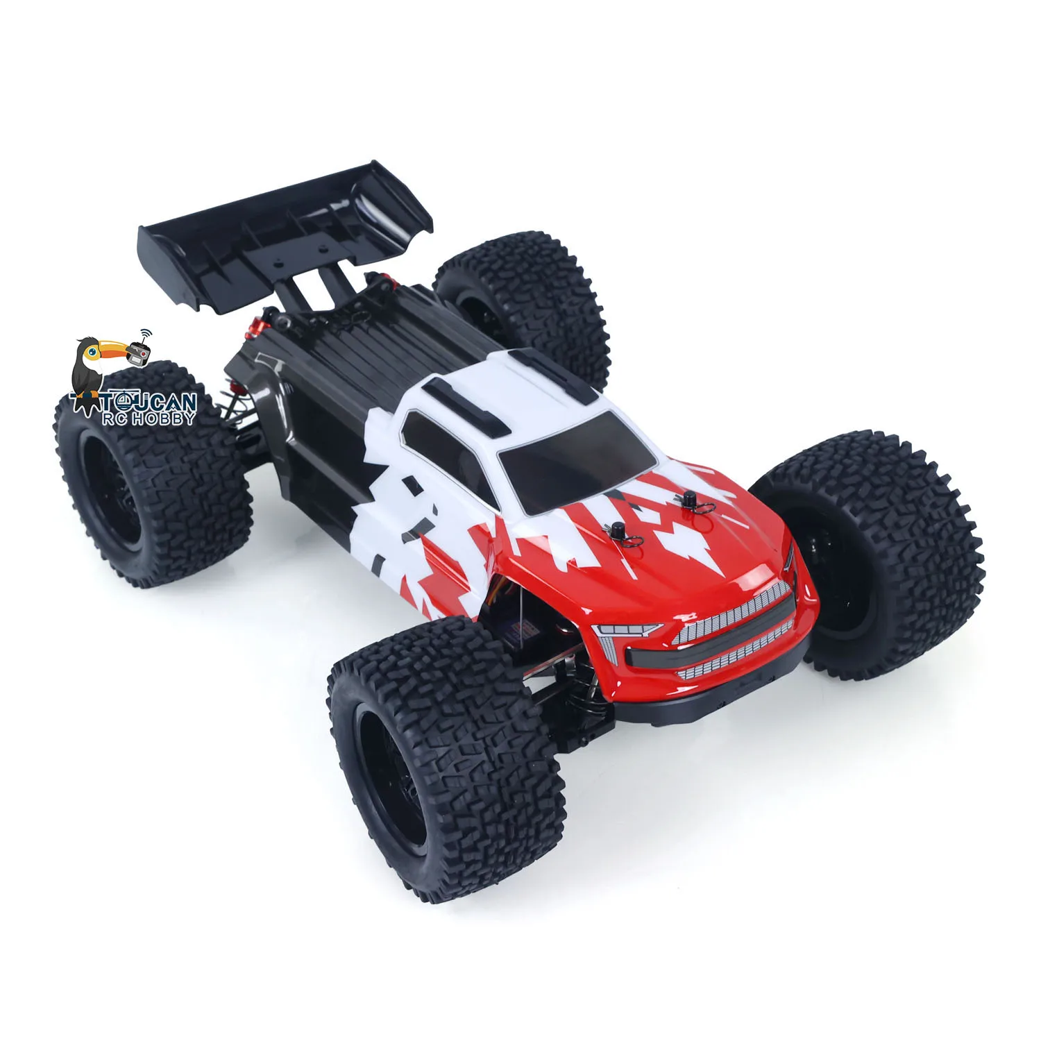 

RTR 90 км/ч 1002 1/10 4*4 RC Электрический гоночный грузовик Модель автомобиля с дистанционным управлением 10 кг Сервопривод Нейлоновая рама Углеродное волокно Амортизирующие башни