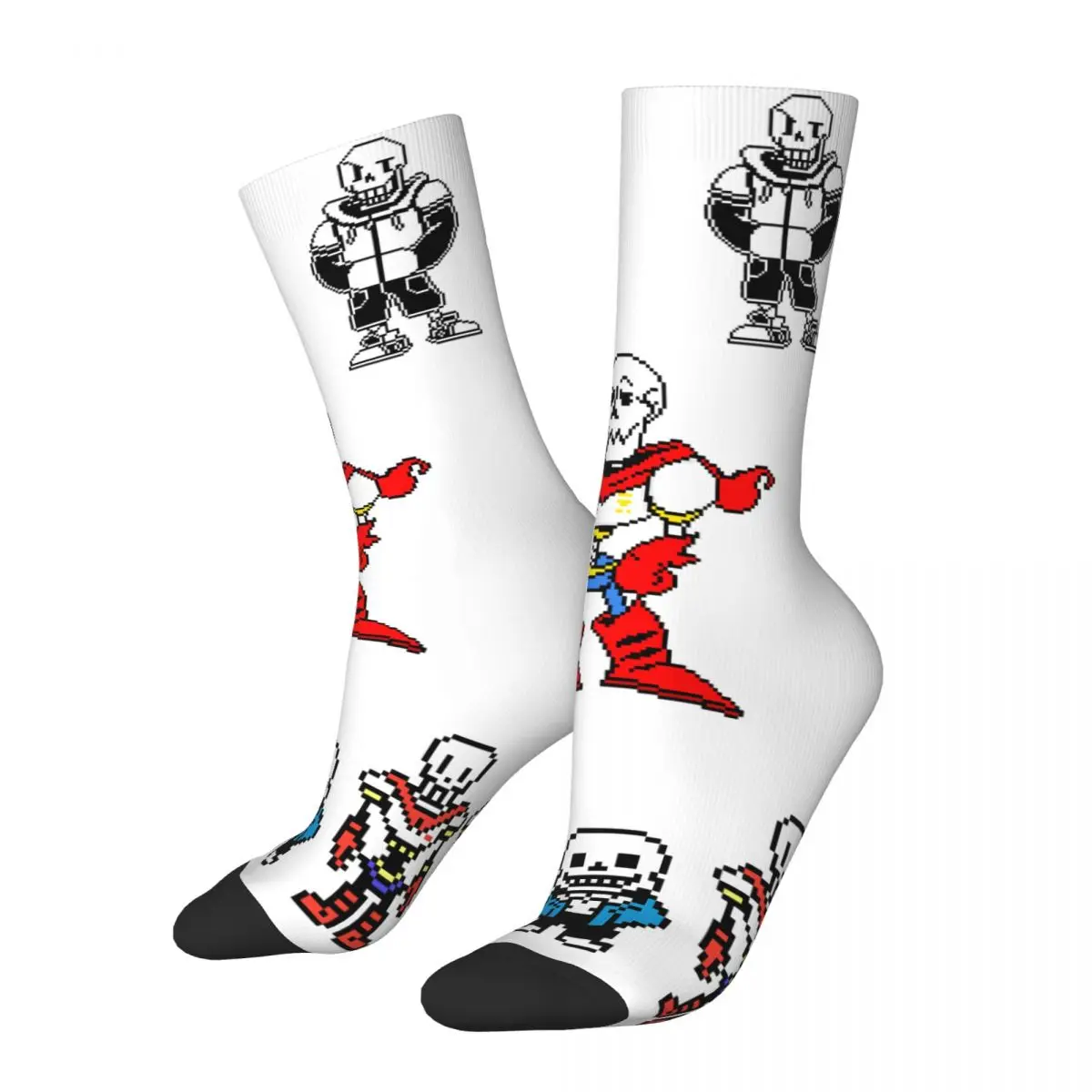 3D printing cosy Unisex Socks,Hiking Sans And Papyrus Sprites Undertale Napstablook Interesting Four Seasons Socks