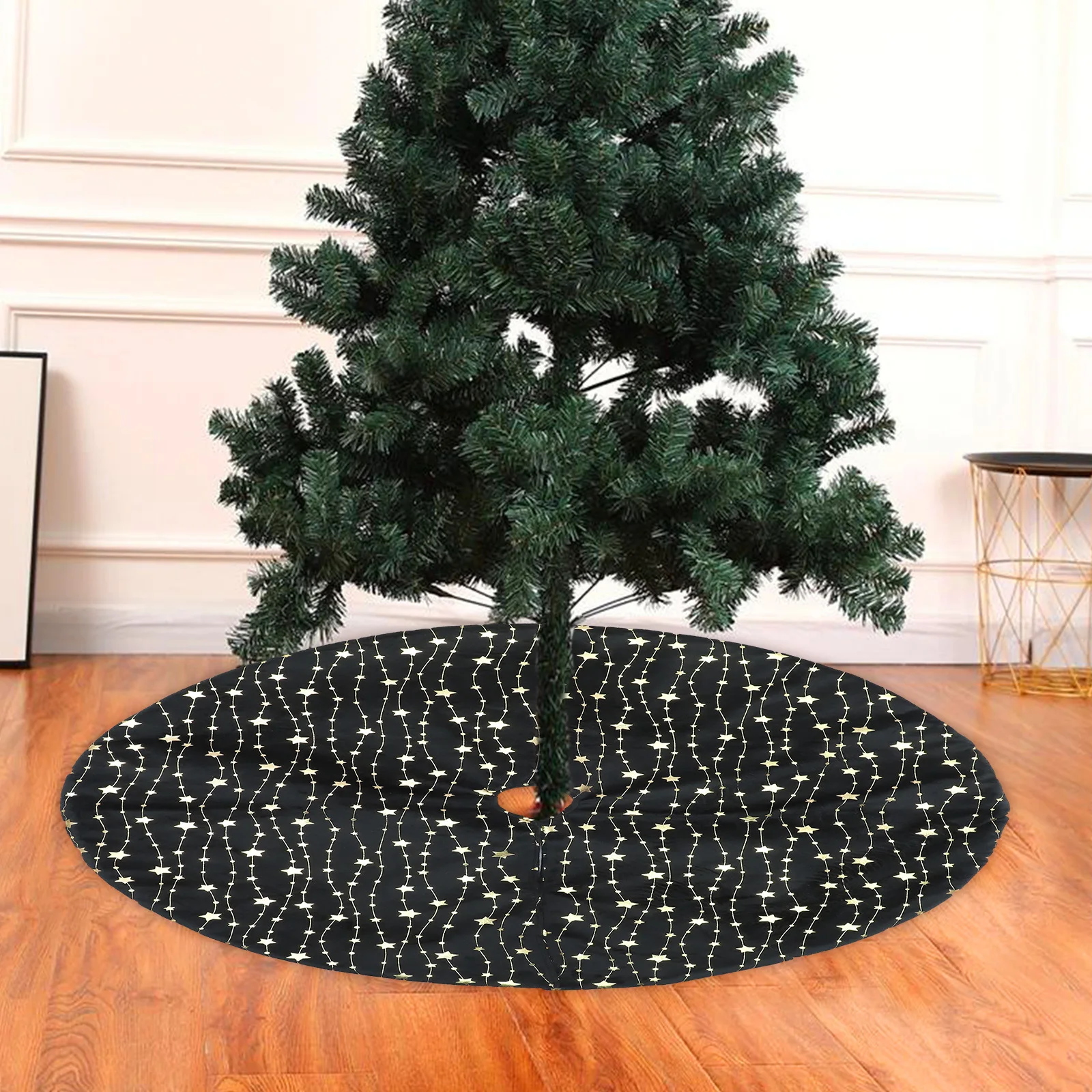 

Tree Cushion Sequin Tree Skirt Decorative Tree Mat Festival Tree Pad Christmas Decoration