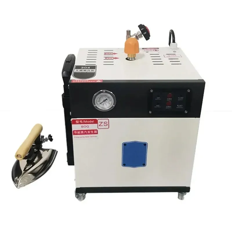New High Power Industrial Steam Ironing Machine Automatic Water Boiler Generator Flask Iron Clothing Curtain Dry Cleaner