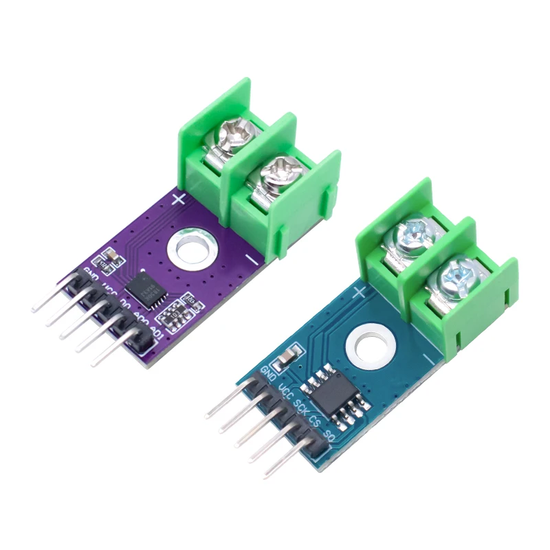 MAX31850 MAX6675 K,J,N,T,E thermocouple module temperature measurement acquisition and detection sensor