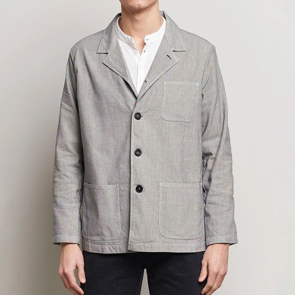

Mens Solid Color Luxury Jacket 2025 Spring Autumn New Casual Fashion Men'S Long-Sleeved Top Trendy Outer Wear Commuter Shirt Men
