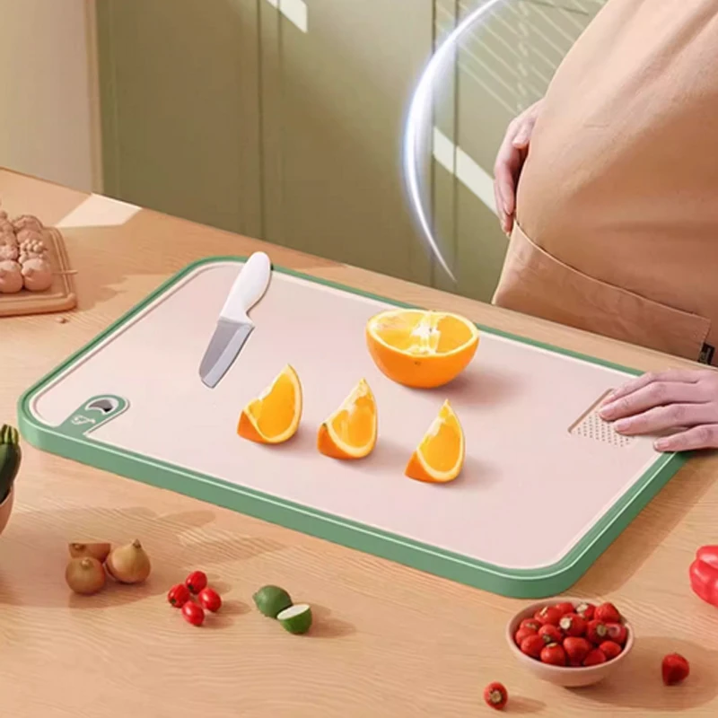 Cutting Board with Trays, Cutting Board Household Kitchen Accessories, Cake Fruit Steak Tray, Household Goods Cutting Board, 1Pc view 3
