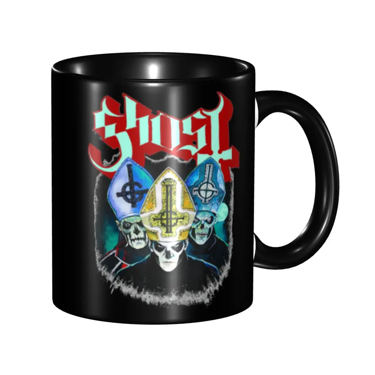 Custom Swedish Rock Band Horror Ghost Mugs DIY Ceramic Tea Milk Coffee Cup