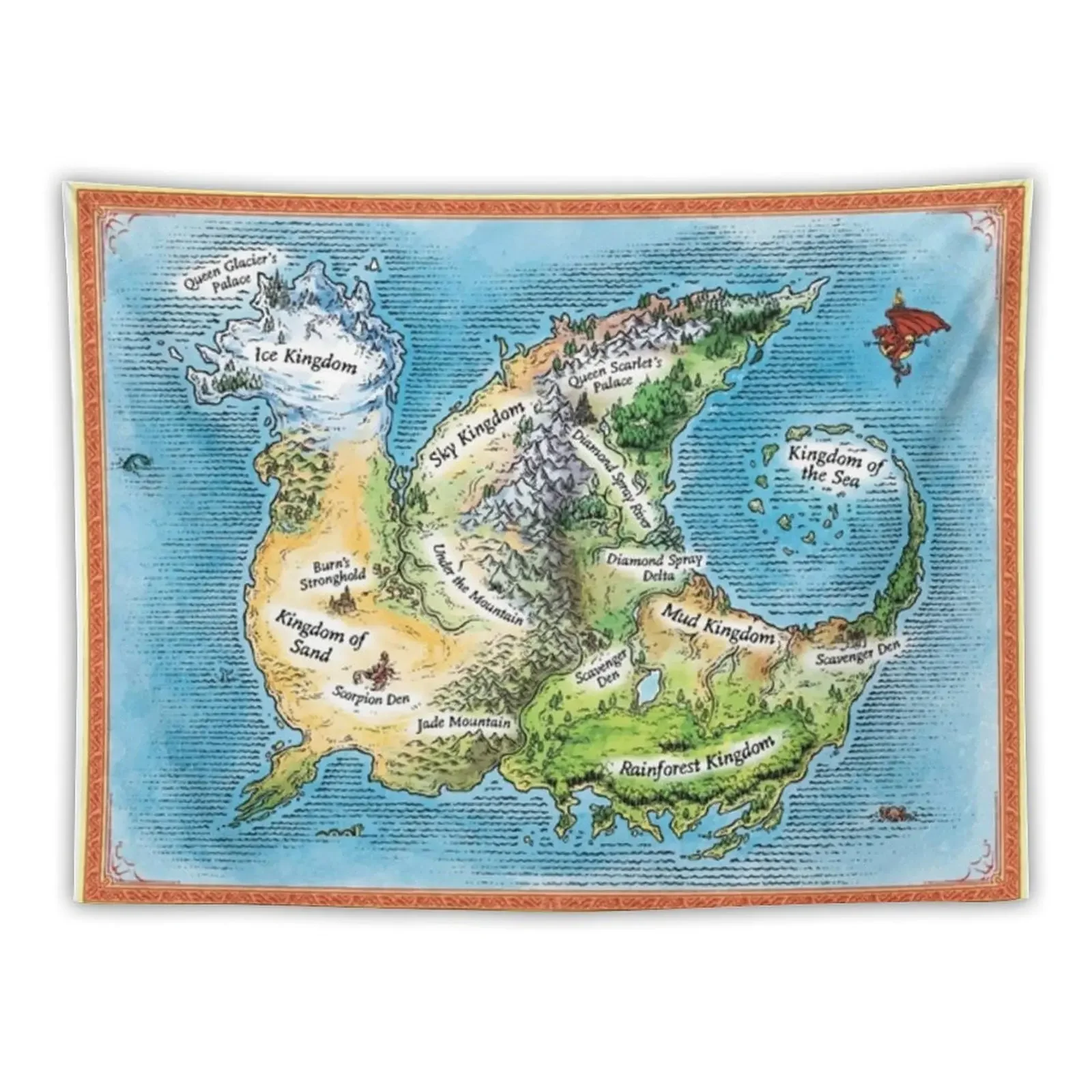 

WOF Maps Tapestry Decoration Wall Things To Decorate The Room Wall Coverings Home Decorations Tapestry