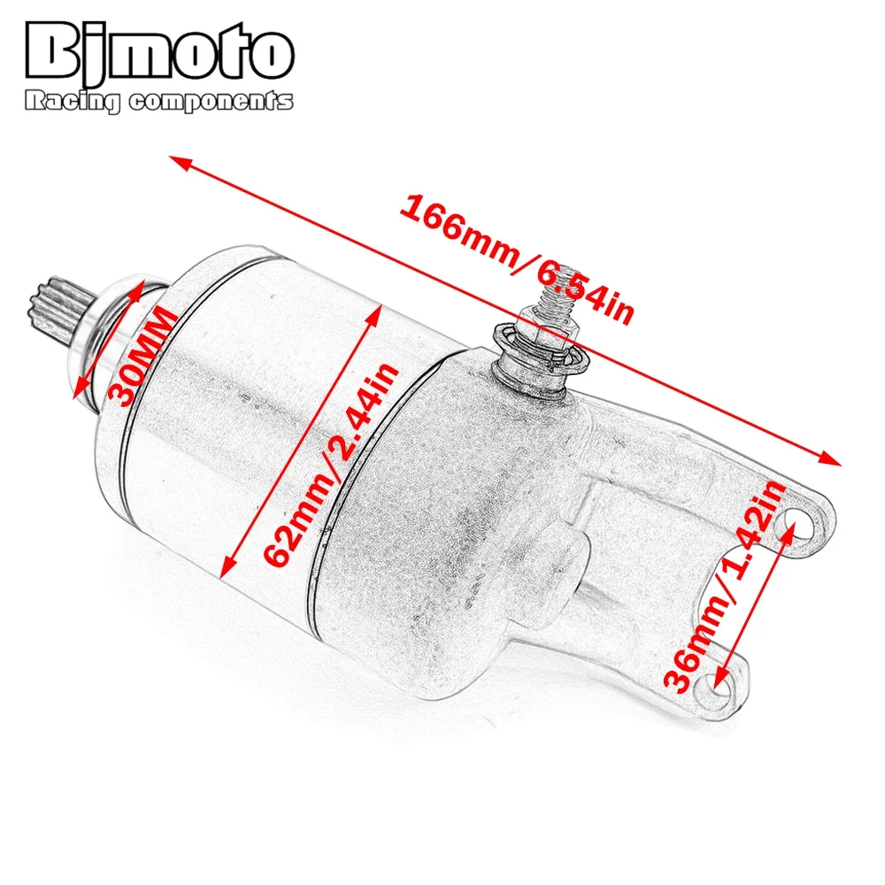 Motorcycle Starter For Suzuki DR350 DR350SE DR 250 350 DR350S DR250 DR250SE 31100-15D10 31100-47D00 31100-47D10 Starter Motor