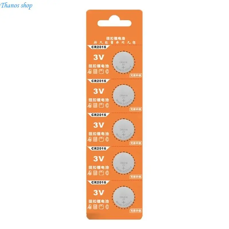 CR2016 Lithium Coin Batteries CR2016 3v Lithium Batteries Perfect for Small Devices Such As Watches and Mini Lights X37A