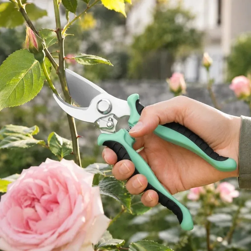 Stainless Steel Professional Gardening Shears Pruning Branches Fruit Trees and Flowers Durable Garden Pruning Labor-saving Tools