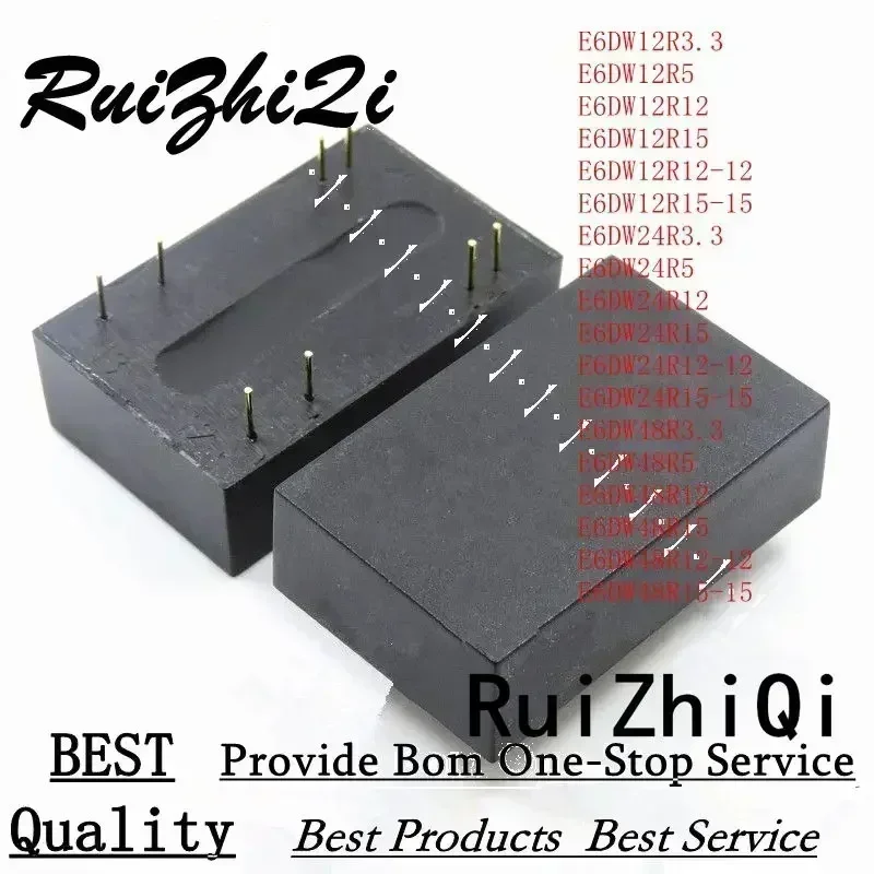 10PCS/LOT E6DW12R3.3 E6DW12R05 E6DW12R12 E6DW12R15 E6DW12R12-12 E6DW12R15-15 E6DW24R3.3 E6DW24R05 E6DW24R12 E6DW24R15 DC/DC