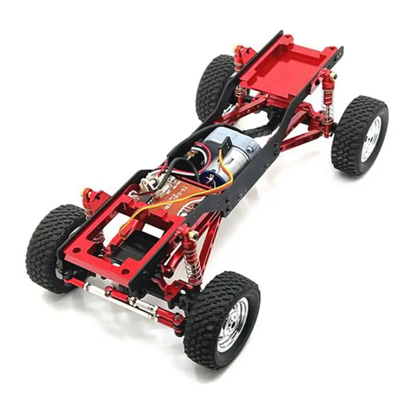For MN78 MN-78 MN 78 1/12 R/C Car Upgrade Parts Accessories Metal Front & Rear Crossbar Receiver Mounting Bracket,Red