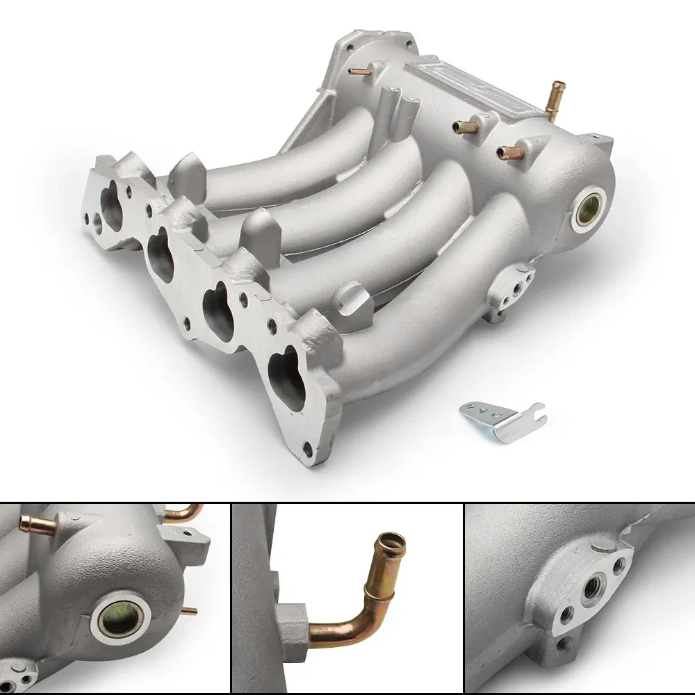 High Quality Aluminum Trendy Car D15 D16 D-Series Intake Manifold For 1988-2000 Honda Civic CX DX FORMER GX HX LX Black Silver