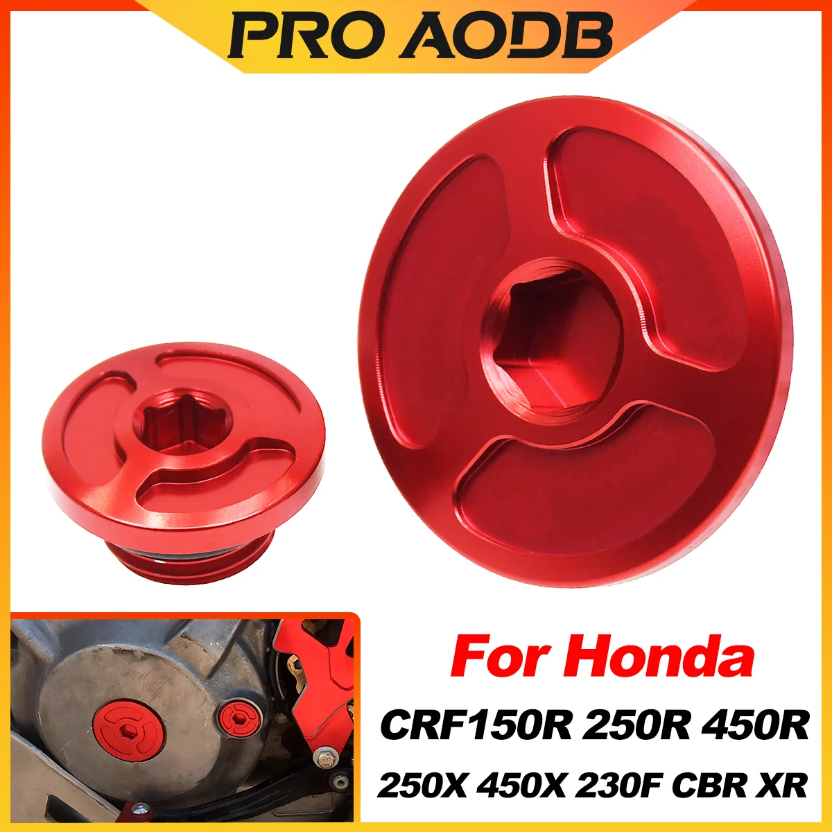 Motorrad CNC Motor Timing Stecker Schrauben Für CRF230F CRF150R 250R 250X 450R 450X CRF250L/M CRFXR650L CRF1000L CBR600RR CBR1000RR