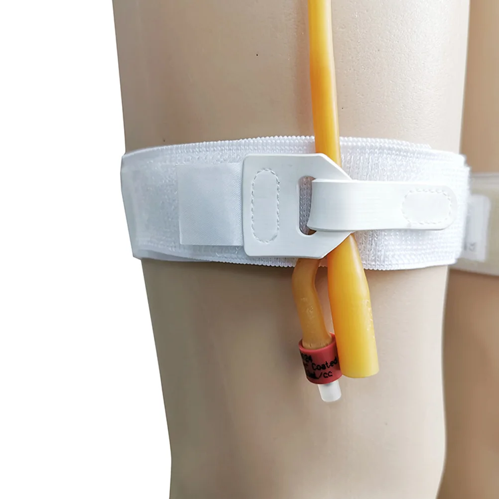 Catheter Leg Support Strap Accessory High Quality Stabilization Device White Nylon