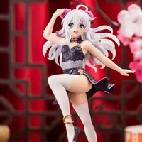 The Journey of Elaina Anime Figures Kimono Cheongsam Elaina Doll Action Figure PVC Model Collect Toys for Children Birthday Gift 2