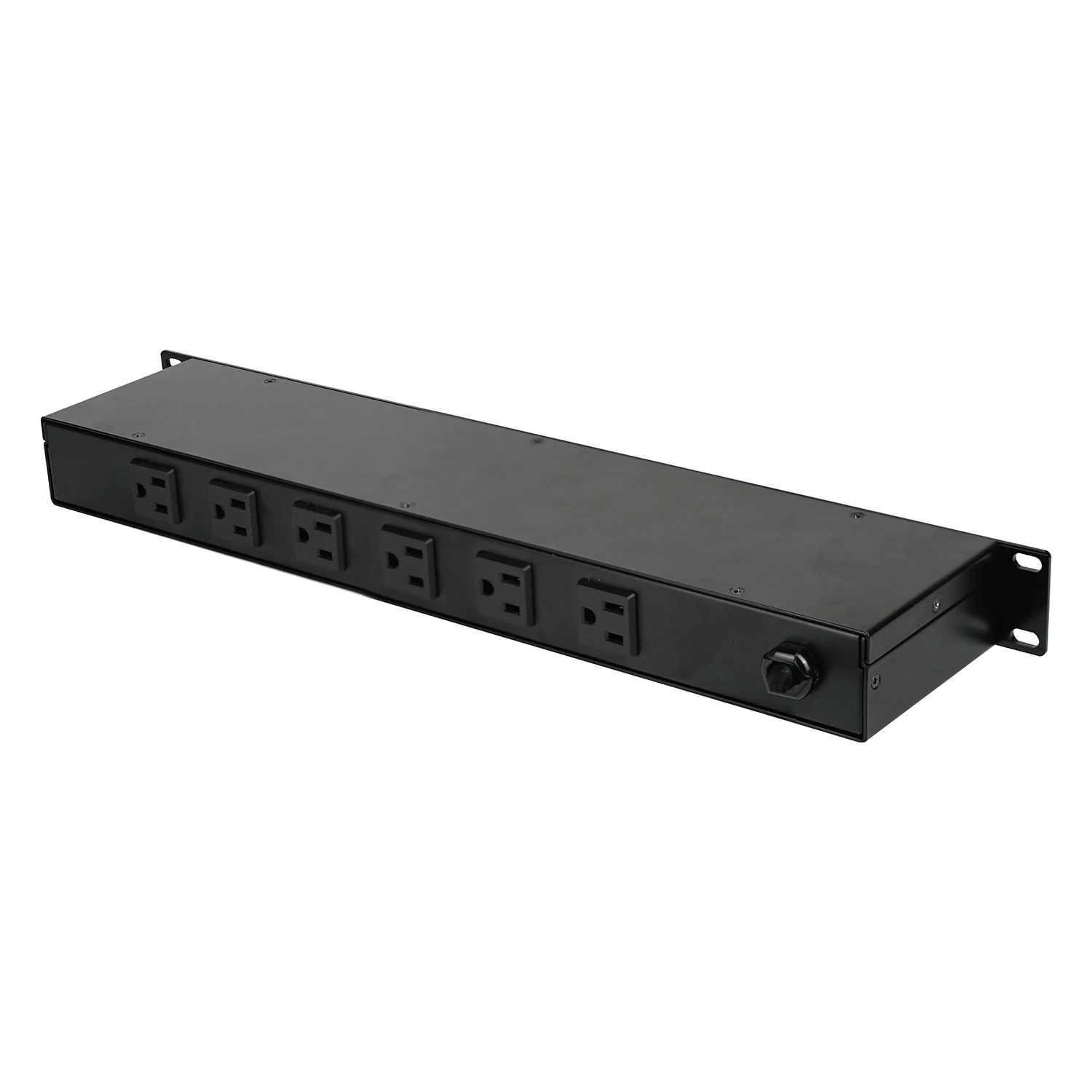 GWGJ 120V/15A 6 Outlets 1U Rackmount NEMA 5-15R America Type Power Distribution Unit Switched PDU