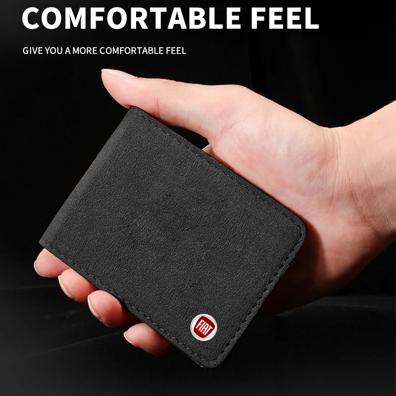 New Suede Driver License Holder Cover Case For Fiat MINI Alfa Romeo Honda Jaguar Ford JEEP Acura Subaru Mitsubishi Land Rover
