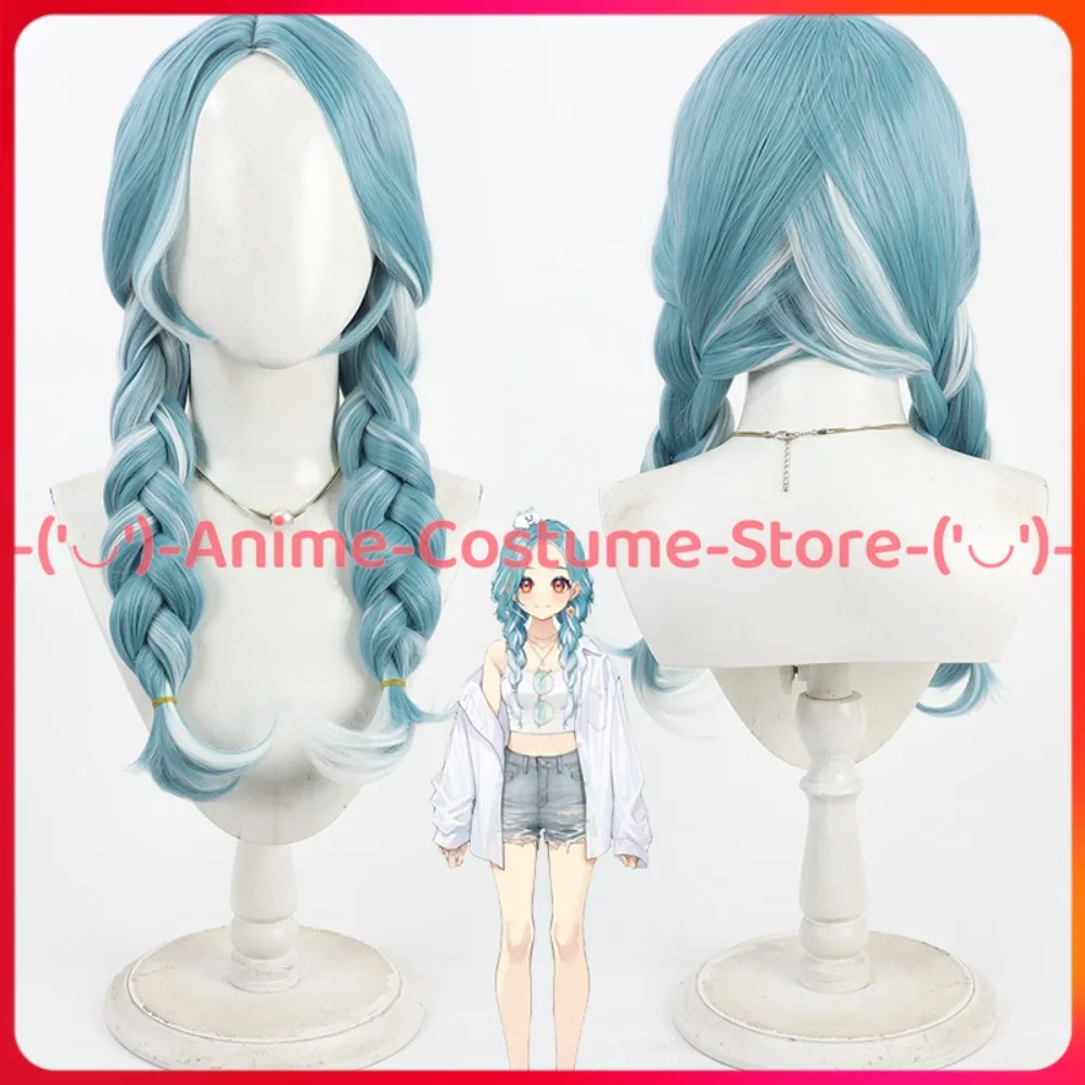 

VTuber Нанами, парик для косплея, аниме, игровой персонаж, Хэллоуин, карнавальный костюм для вечеринки, парики, термостойкие синтетические волосы