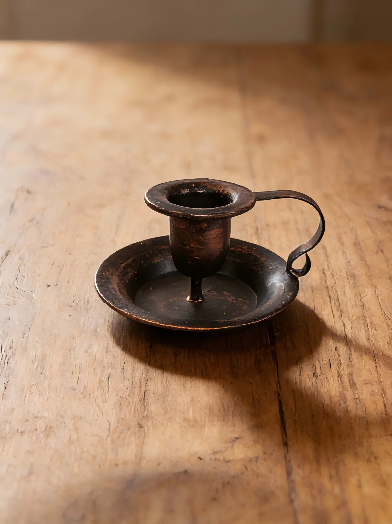 Retro Iron Candlestick 1 Piece Desktop Tabletop Candle Stand Home Decor