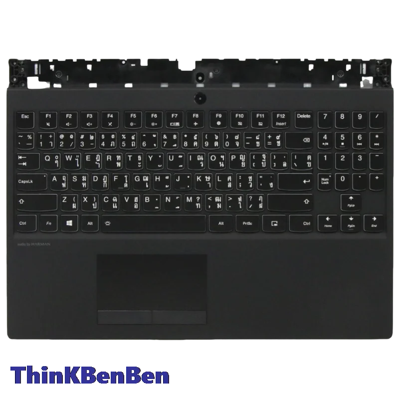 TH Thai Black Keyboard Upper Case Palmrest Shell Cover For Lenovo Legion Y540 15 15IRH Y7000 2019 PG0 5CB0U43737