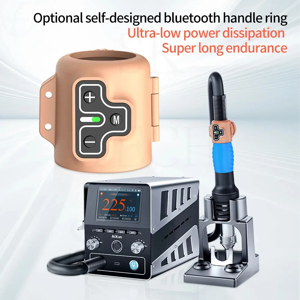 Aixun H314 Intelligent Hot Air Gun Soldering Station 1400W Digital High Power BGA Rework Heating Station With Nozzle