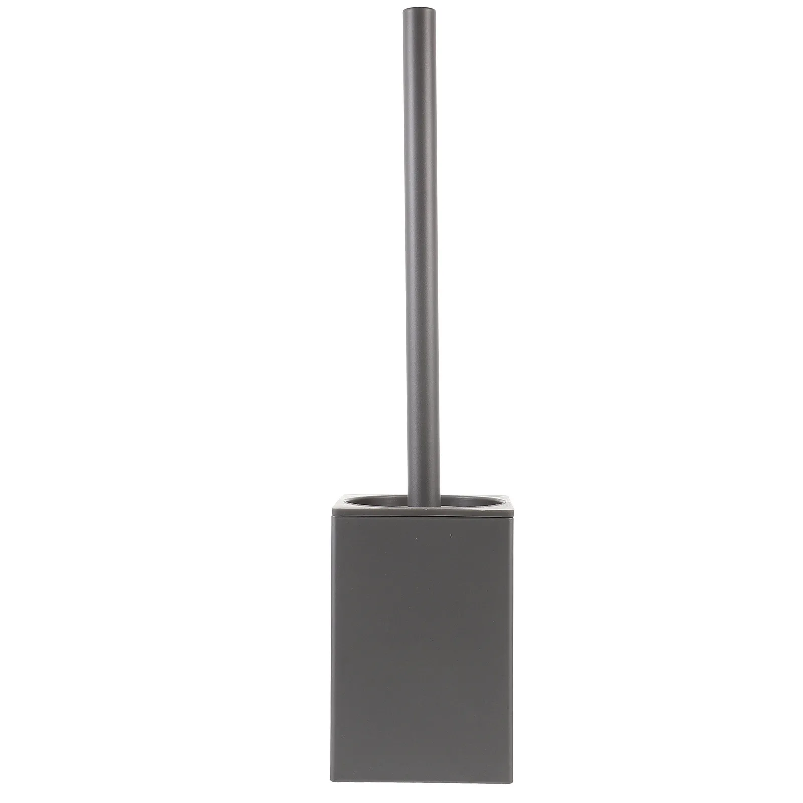 1Set Durable Wall Mounted Toilet Brush and Holder Set Long Handle Bathroom Cleaner Easy Clean Black Toilet Scrubber