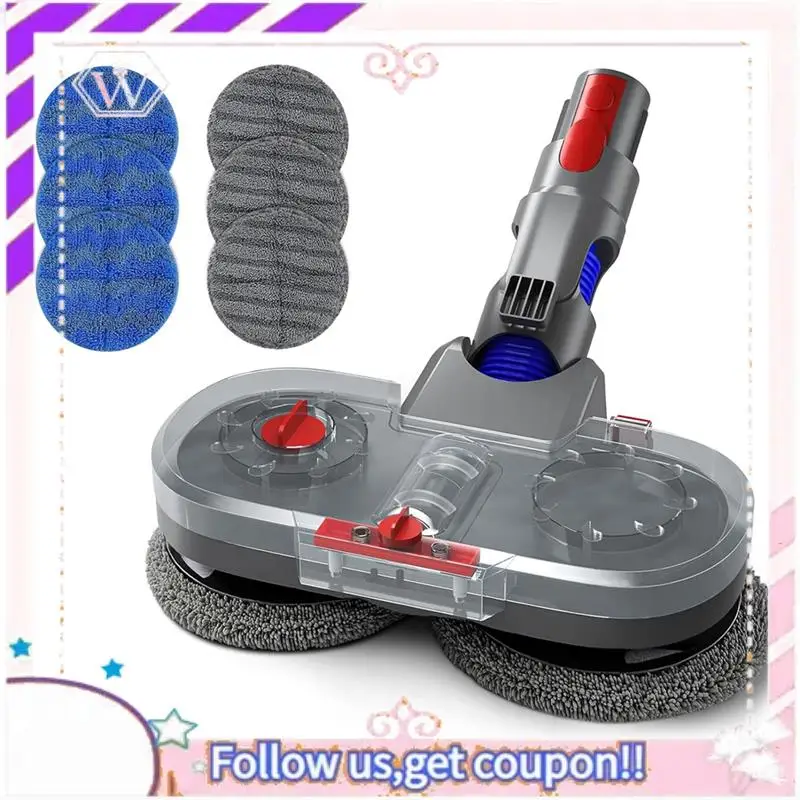 

Насадка A50F-Mop для пылесосов Dyson V7/V8/V10/V11/V15, электрическая швабра для пола со съемным резервуаром для воды