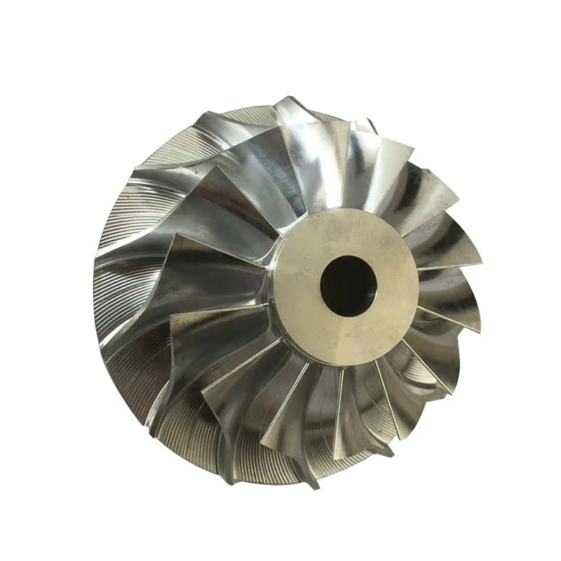 

24Custom High Precision Superalloy CNC Forging Titanium Alloy Stainless Steel Turbine Turbo Compressor Wheel Pump Impeller Parts