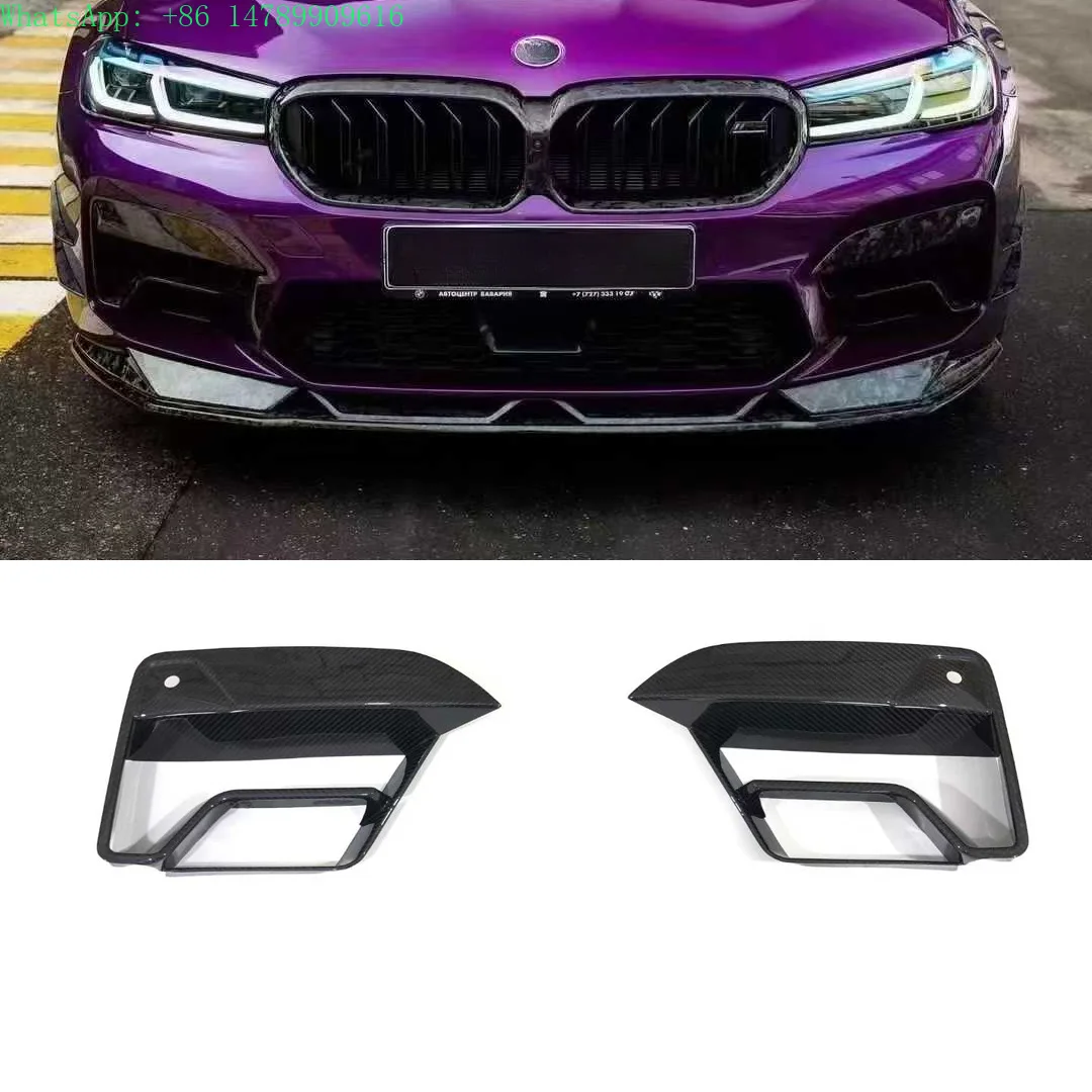 Full Custom Build With Old-to-new Body Kit ConversionF90 LCI Carbon Fiber Front Air Vent Decoration For M5