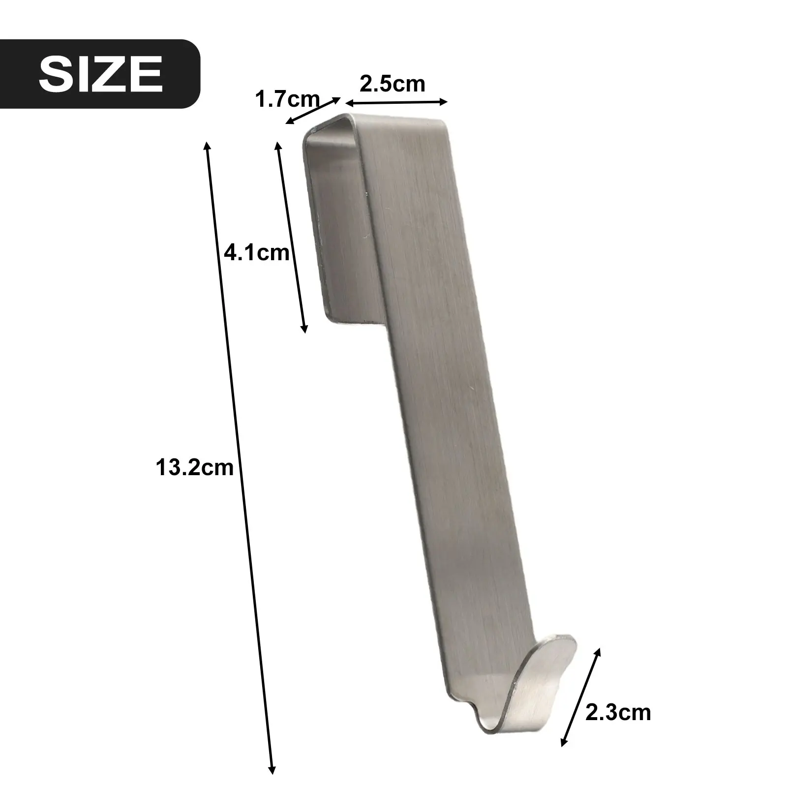 Shower Room Glass Single Hook Replacement Shower Room Silver Tools Towel Garden Glass Wall Home Accessories Bath
