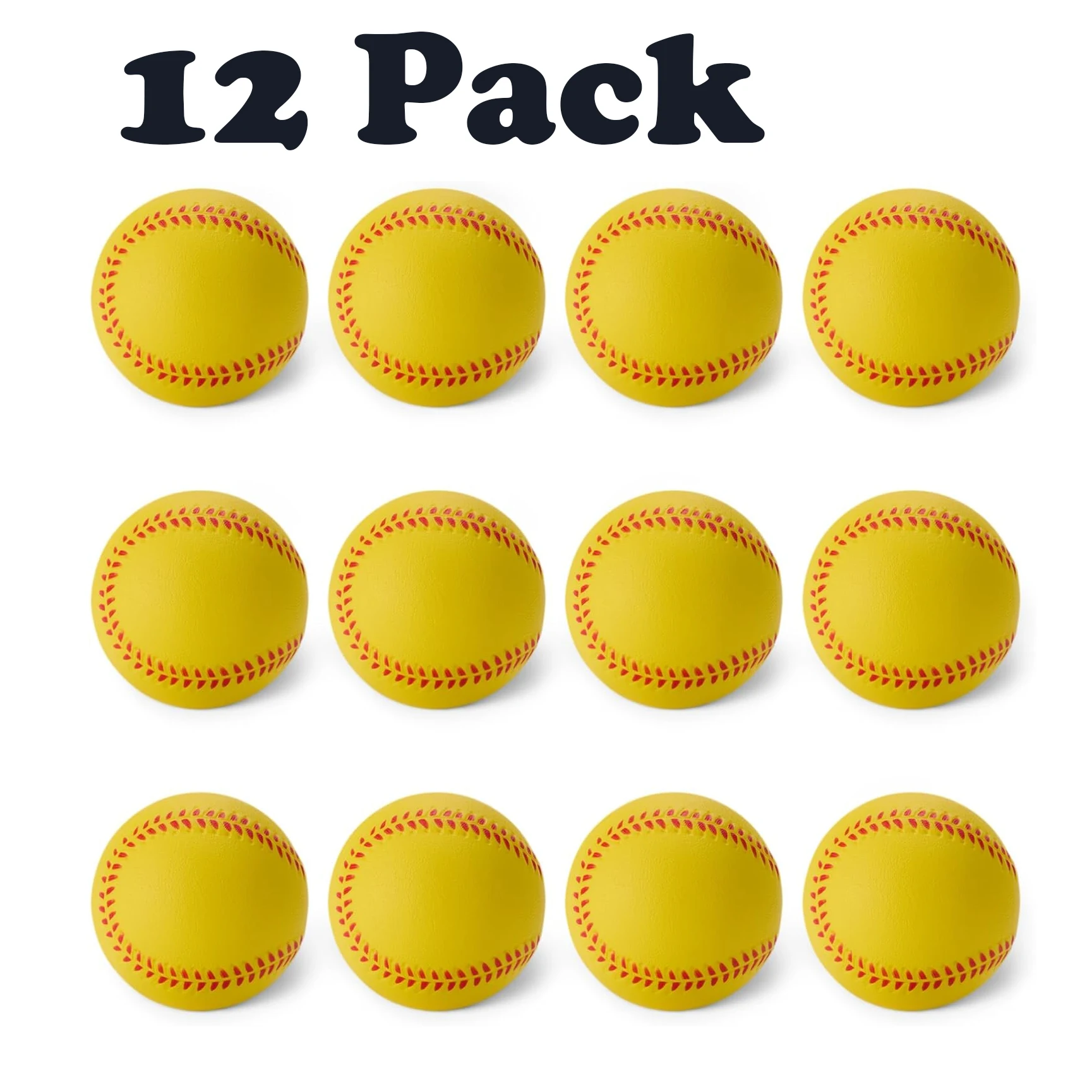 

Экологичные тренировочные бейсбольные мячи из пенополиуретана для студентов, 2,83 дюйма, 12 упаковок, безопасная игра в помещении