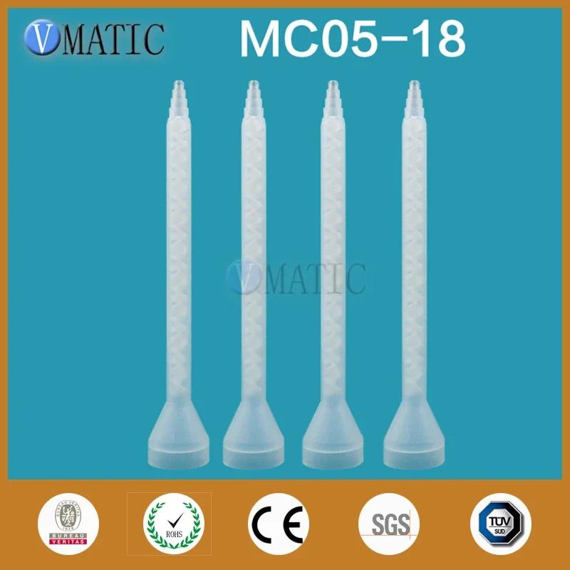 Free Shipping Resin Static Mixer MC05-18 Mixing Nozzles For Duo Pack Epoxies (White Core)