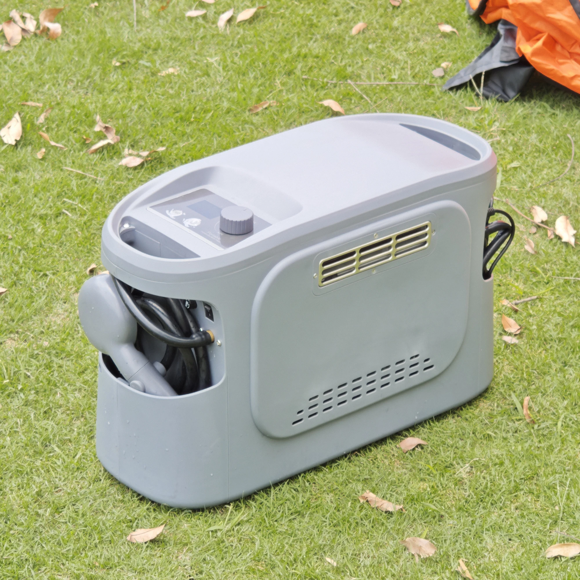 Portable Instant Electric Water Heater Copper Heating, USB Battery Powered for RV Camping Travel Outdoor Household