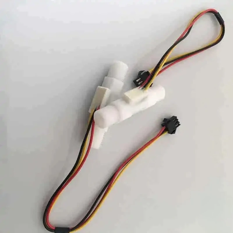 Special Water Flow Sensor for Water Dispensers Hall Sensor Standard G1/4 Screws on Both Sides