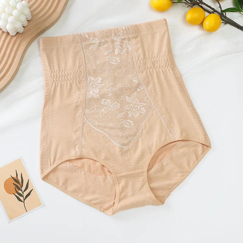 XXXL 4XL 5XL spodnie bielizna z wysokim stanem dla modelujących kobiet kontrola brzucha Triangle De Mujer Cintura Alta Plus Size bielizna