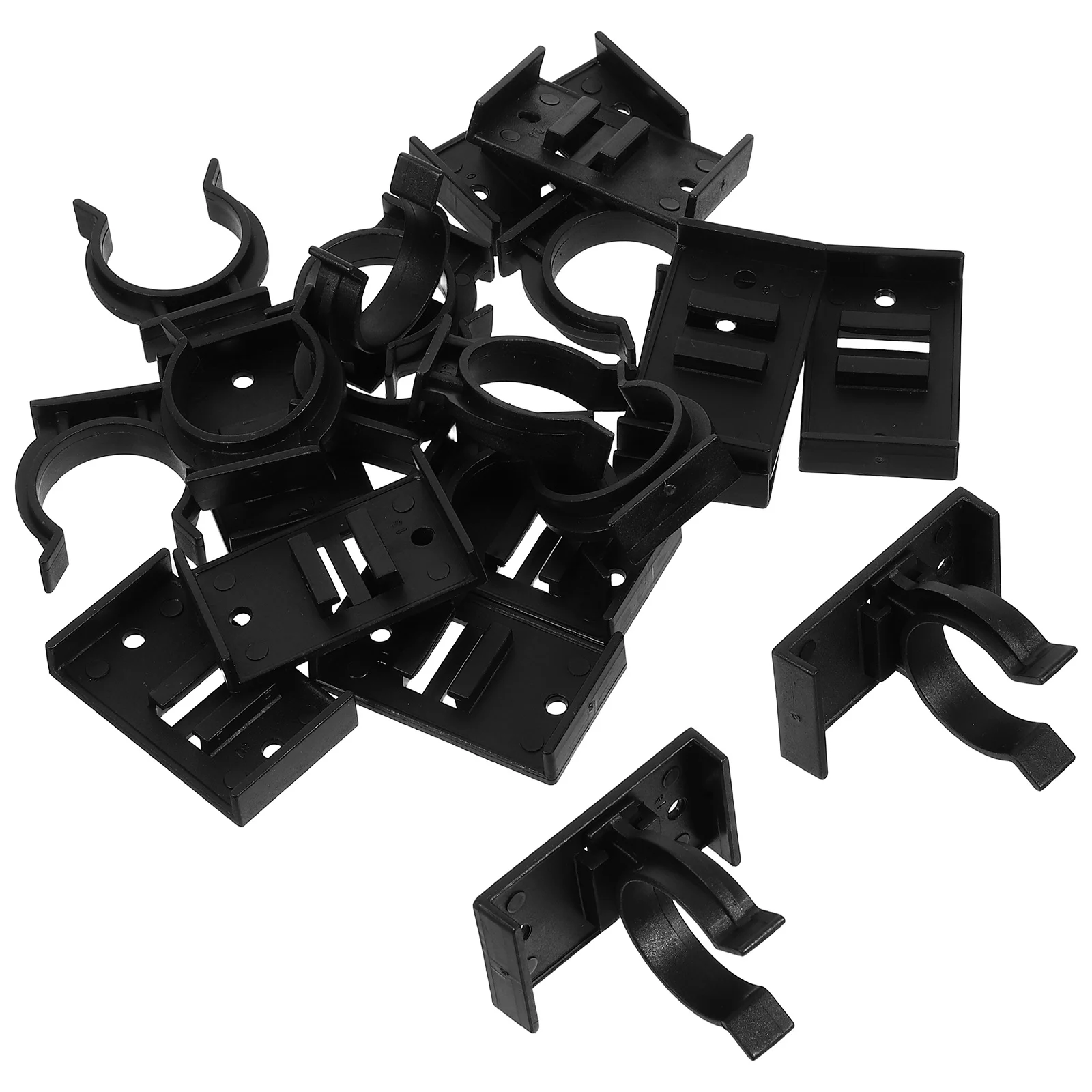 

12pcs Furniture Kick Leg Clips Plastic Toe Kick Clips For Cabinet Kitchen Office Plinth Shelf Support