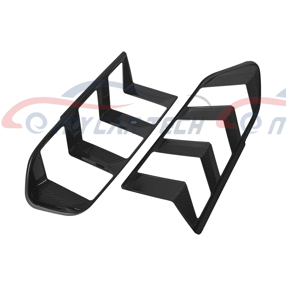 

Carbon Fiber Rear Taillight Cover Rear Lamp Frame Sticker for Ford Mustang 2014-2017 2018 - 2023