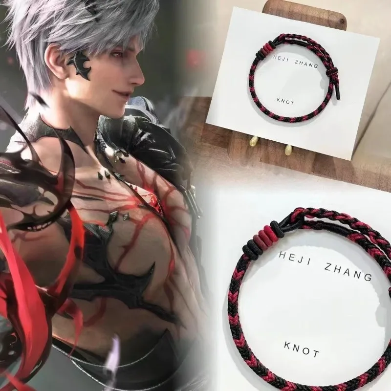 Game Love and Deepspace Anime 2025 Cos Caleb Zayne Sylus Rafayel Xavier Unisex Couple Simple Woven Bracelet Accessory Gift