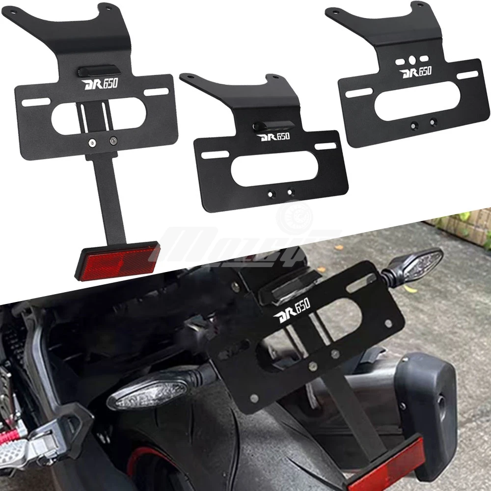 Motorcycle License Plate Bracket Holder FOR SUZUKI DR650 DR650S DR650SE 1996-2026 2025 2024 2023 2022 2021 2020 2019 2018 2017