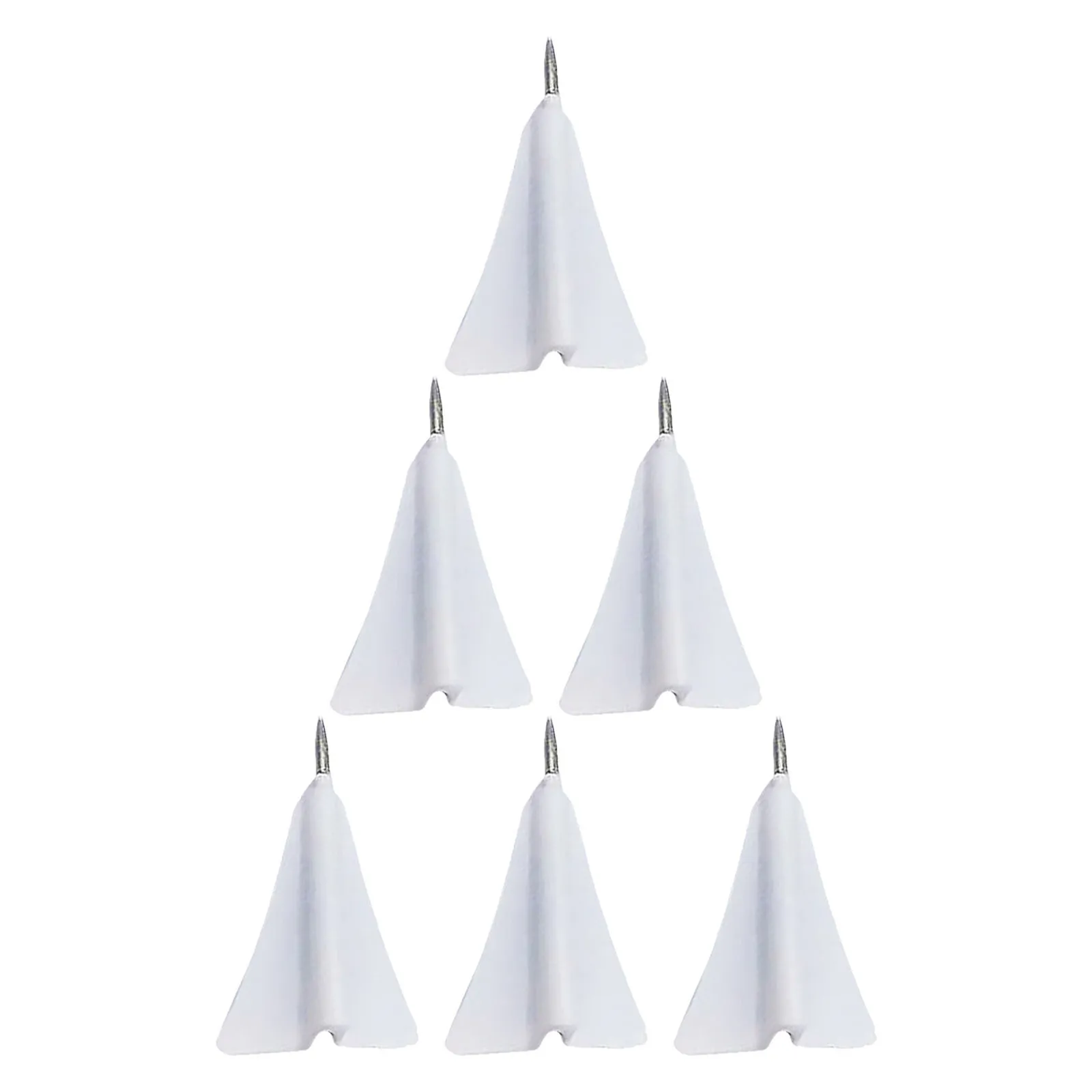 Chinchetas delicadas con forma de mapa de avión de papel, accesorio para el hogar, chinchetas pequeñas reemplazables para tablón de anuncios, 6 uds.