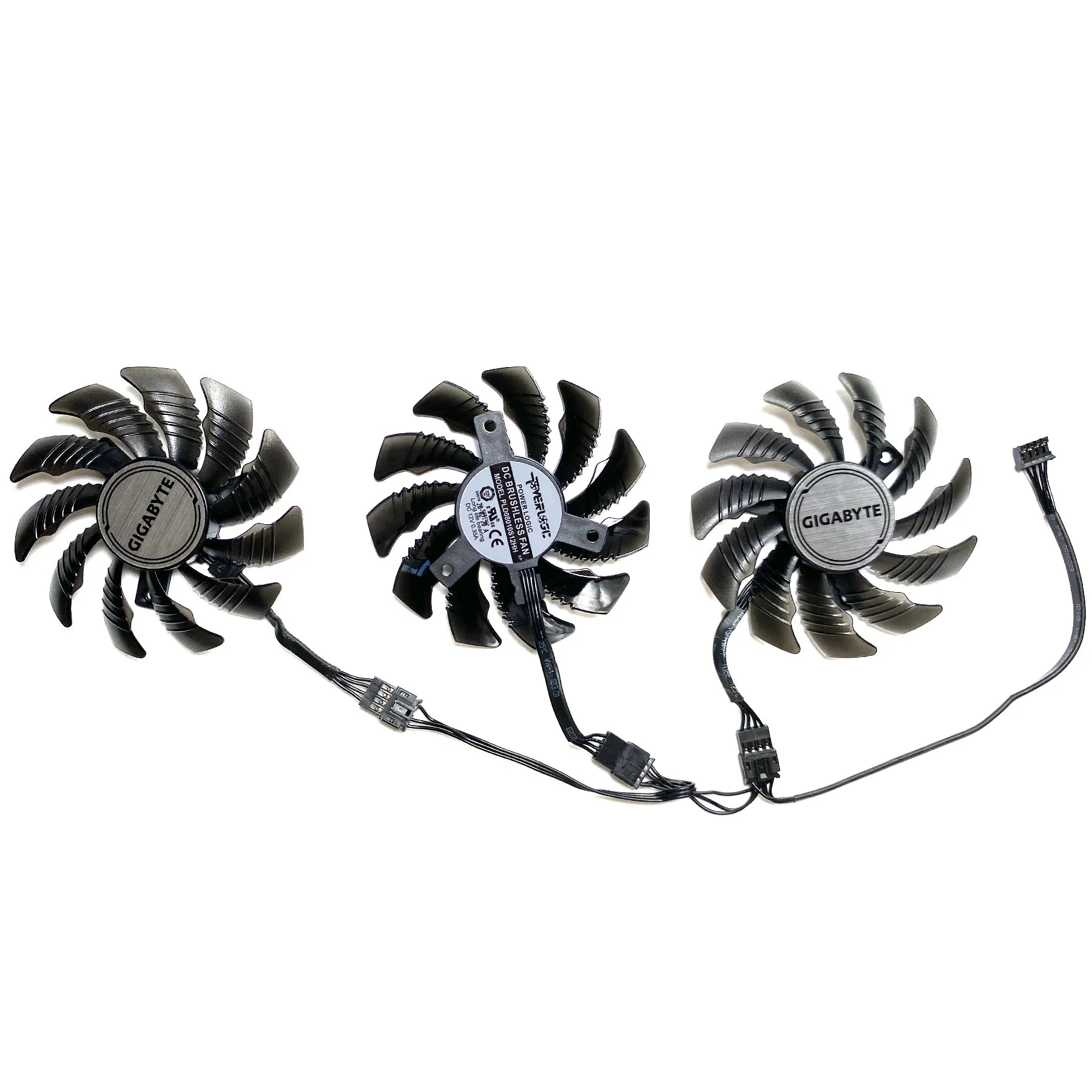 New For GIGABYTE Radeon RX6500XT 6600XT 6650XT 6700XT 6750XT GAMING OC Graphics Card Replacement Fan PLD08010S12HH