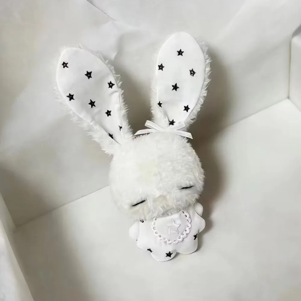 Cute Soft Long Ear Bunny Keychain Hanging Pendant Cartoon Rabbit Stuffed Bag Charm Kawaii Mini Rabbit Pendant Jewelry Gift